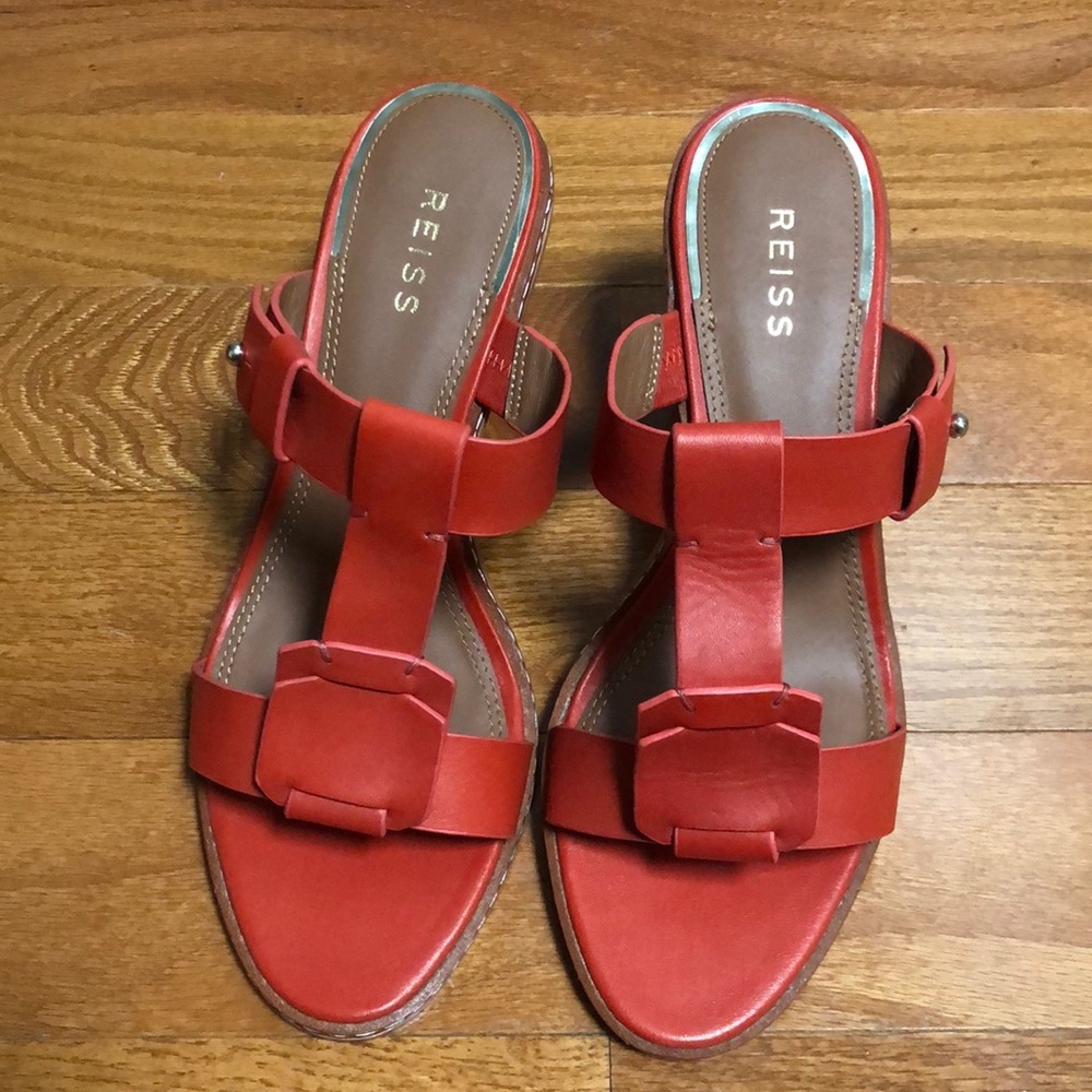 Reiss Alessa strappy healed mule